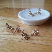 Load image into Gallery viewer, Almond Climber Earrings: Gold