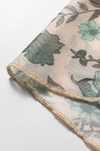 Load image into Gallery viewer, Floral Print Mesh Top