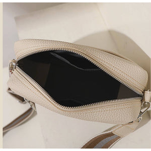 Solid Color Crossbody Bag