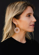 Load image into Gallery viewer, Blush Crochet Hoops