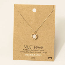 Load image into Gallery viewer, Layered Heart Pendant Necklace
