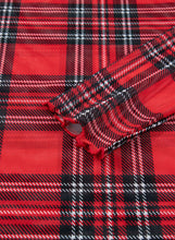 Load image into Gallery viewer, Plaid Mock Neck Long Sleeve Top