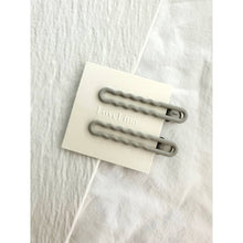 Load image into Gallery viewer, Wavy Muted Colored Hair Clips