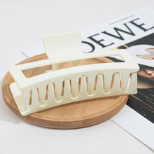 Load image into Gallery viewer, Extra Large Matte Rectangle Hair Claw Clip