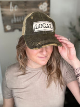 Load image into Gallery viewer, Local Distressed Trucker Hat