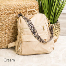 Load image into Gallery viewer, Madi Convertible Backpack Bag- Cream