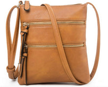Load image into Gallery viewer, Camel Evie Crossbody Purse