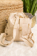 Load image into Gallery viewer, Madi Convertible Backpack Bag- Cream