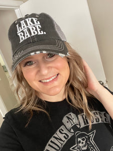 Lake Babe Embroidered Trucker Hat