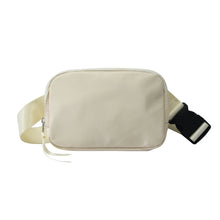Load image into Gallery viewer, Nylon Belt Bag- Cream